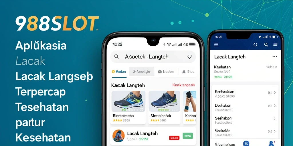 Antarmuka intuitif 988SLOT dengan fungsi Lacak Langkah yang jelas.