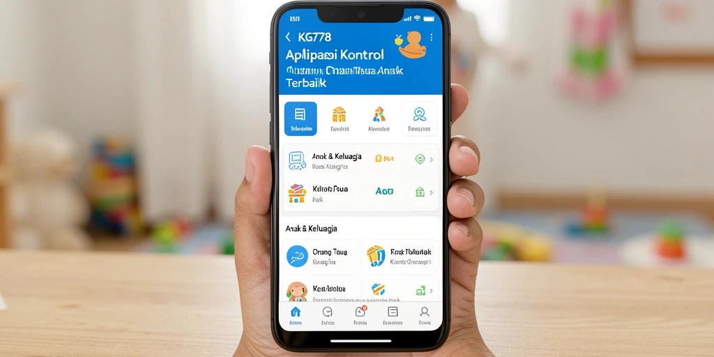 Antarmuka KG778 yang ramah dan mudah digunakan untuk kontrol orang tua.