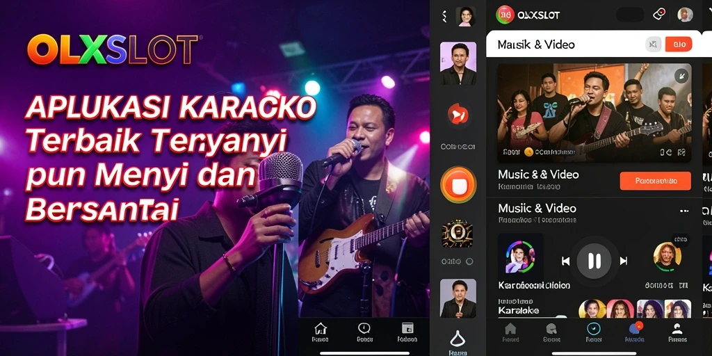Antarmuka OLXSLOT dengan tampilan fungsi Karaoke yang menarik.