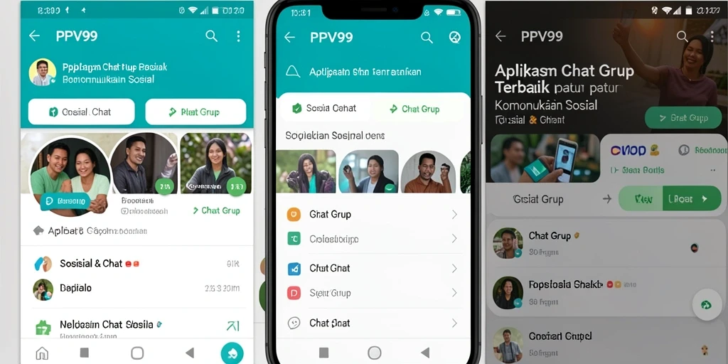 Tampilan antarmuka aplikasi PPV99 yang ramah pengguna.