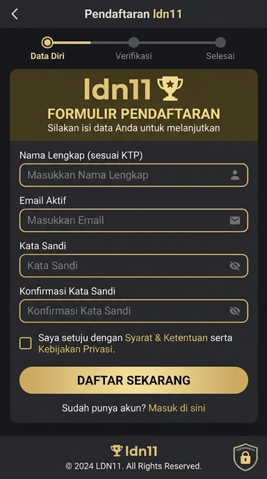 Panduan Registrasi Akun Baru di ldn11